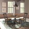 International Concepts Round 36 in Rd Top Pedestal Table, 2 X-Back Chairs, Hickory/Washed Coal, 36 in W, 36 in L, 29.1 in H K45-36RT-C613-2 - alternate 2